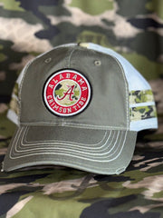 Hide The Tide - Tusk camo distressed hat