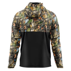 Hide The Tide - Tree Tide™ Camo Vintage A Quarter Zip Windbreaker