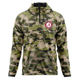 Hide The Tide - Tusk™ Camo Quarter Zip Crimson Tide Hoodie