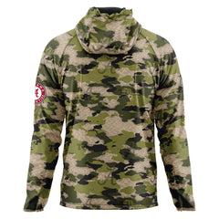 Hide The Tide - Tusk™ Camo Full Zip Bama Hoodie