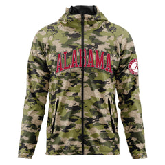 Hide The Tide - Tusk™ Camo Full Zip Bama Hoodie