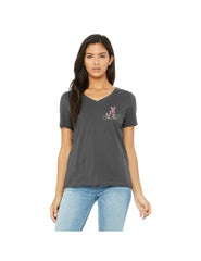 Bama Belle - Women’s Relaxed Jersey V-Neck Tee