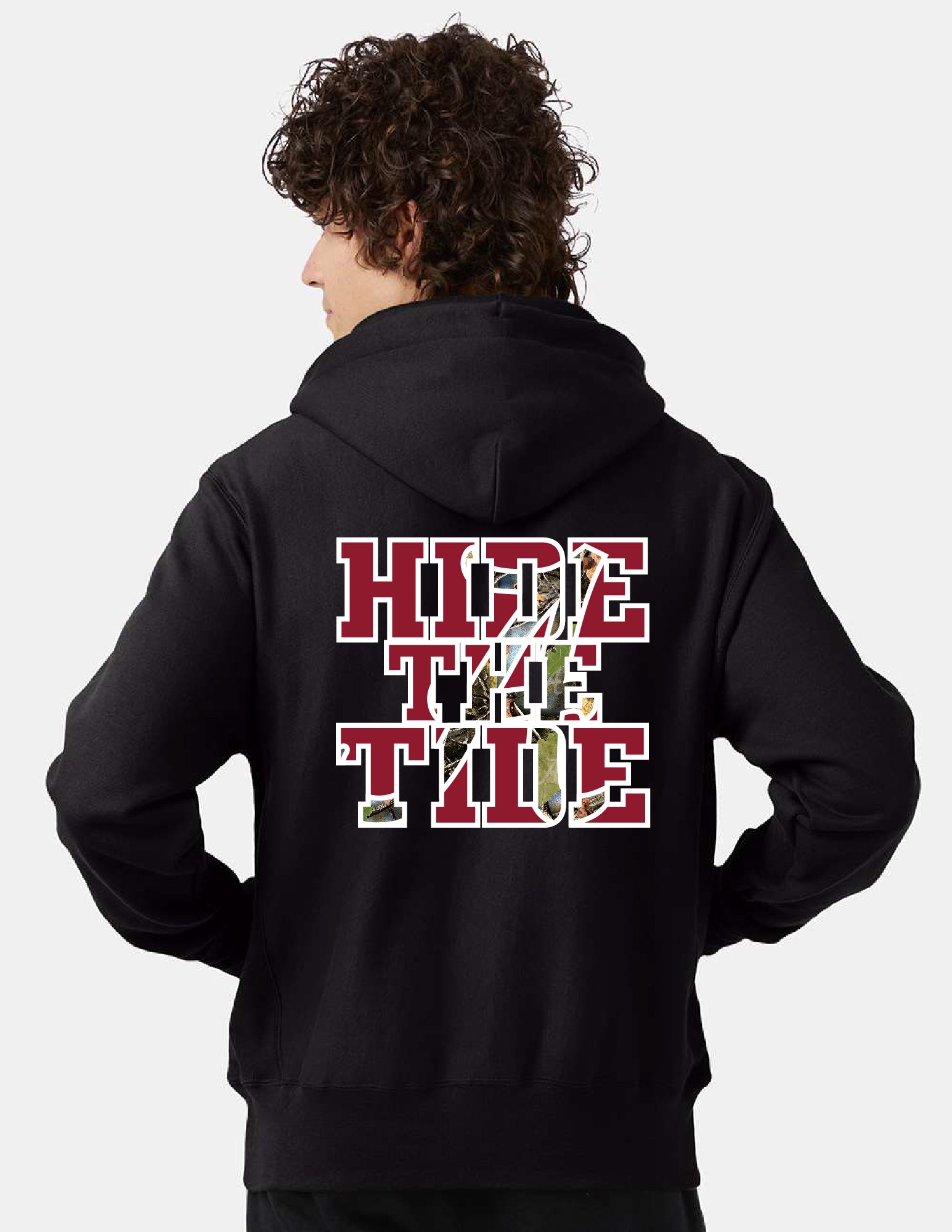 Hide The Tide - Tree Tide - Script A Hoodie