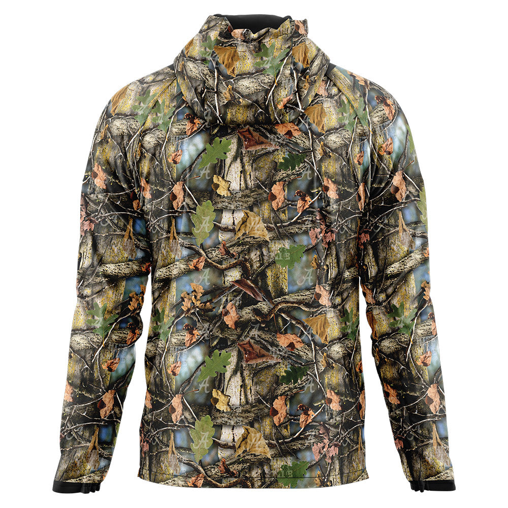 Hide The Tide - Tree Tide™ Camo Full Zip Crimson Tide Hoodie