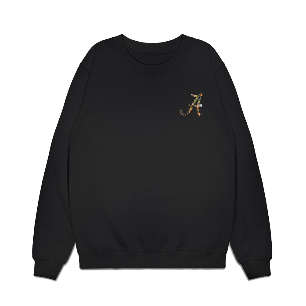 Hide The Tide - Tree Tide - Script A Premium Crewneck Sweatshirt