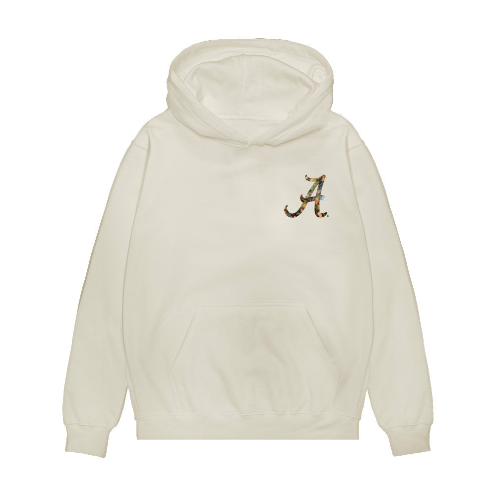 Hide The Tide - Tree Tide - Camo Script A Premium Hooded Sweatshirt