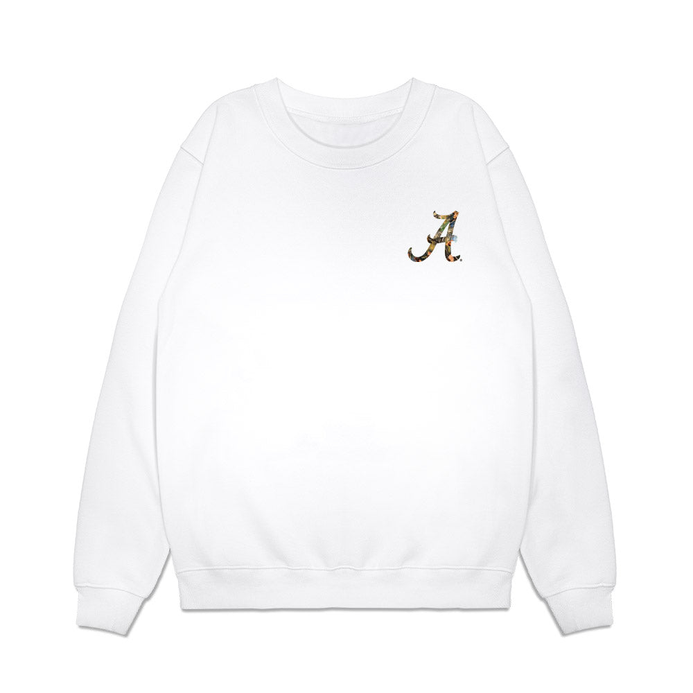 Hide The Tide - Tree Tide - Camo Script A Premium Crewneck Sweatshirt