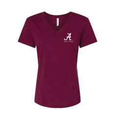 Bama Belle - Women’s Relaxed Jersey V-Neck Tee